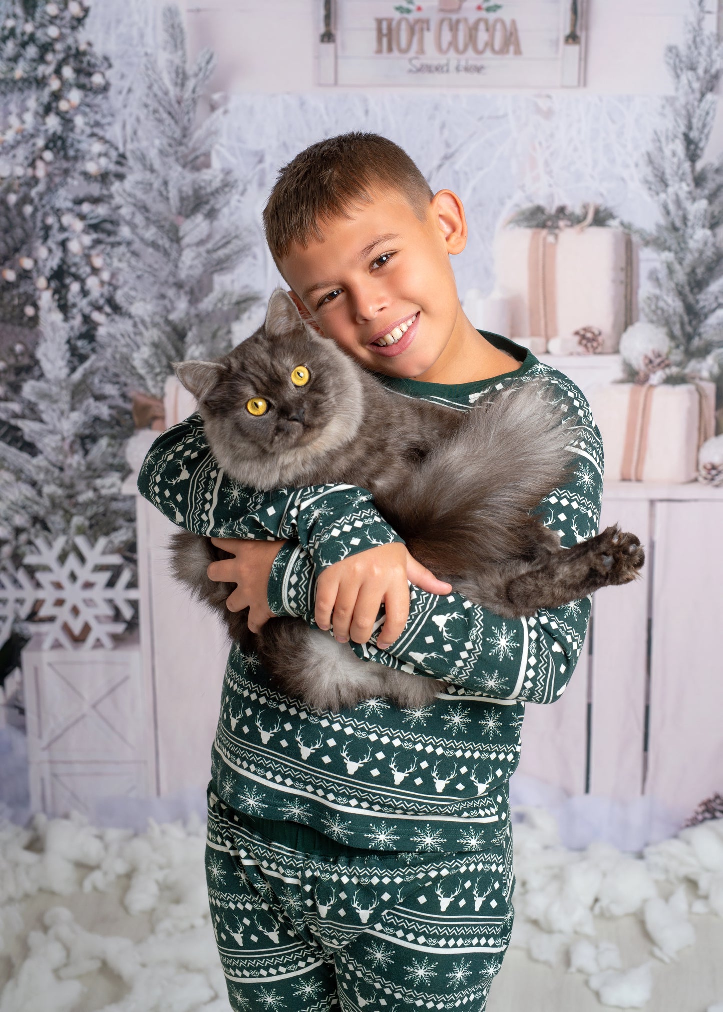 Snowflake Snuggles Forest Biome Christmas 2-Piece PJs KIDS