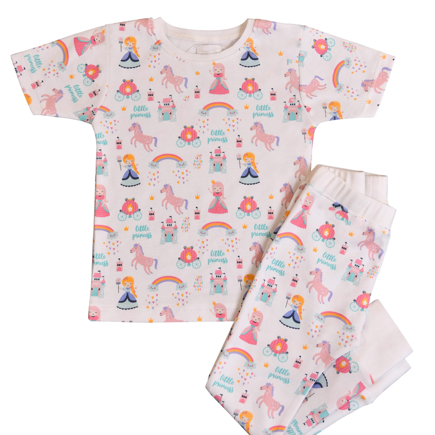 Little Princess Organic 2-Piece PJs Set