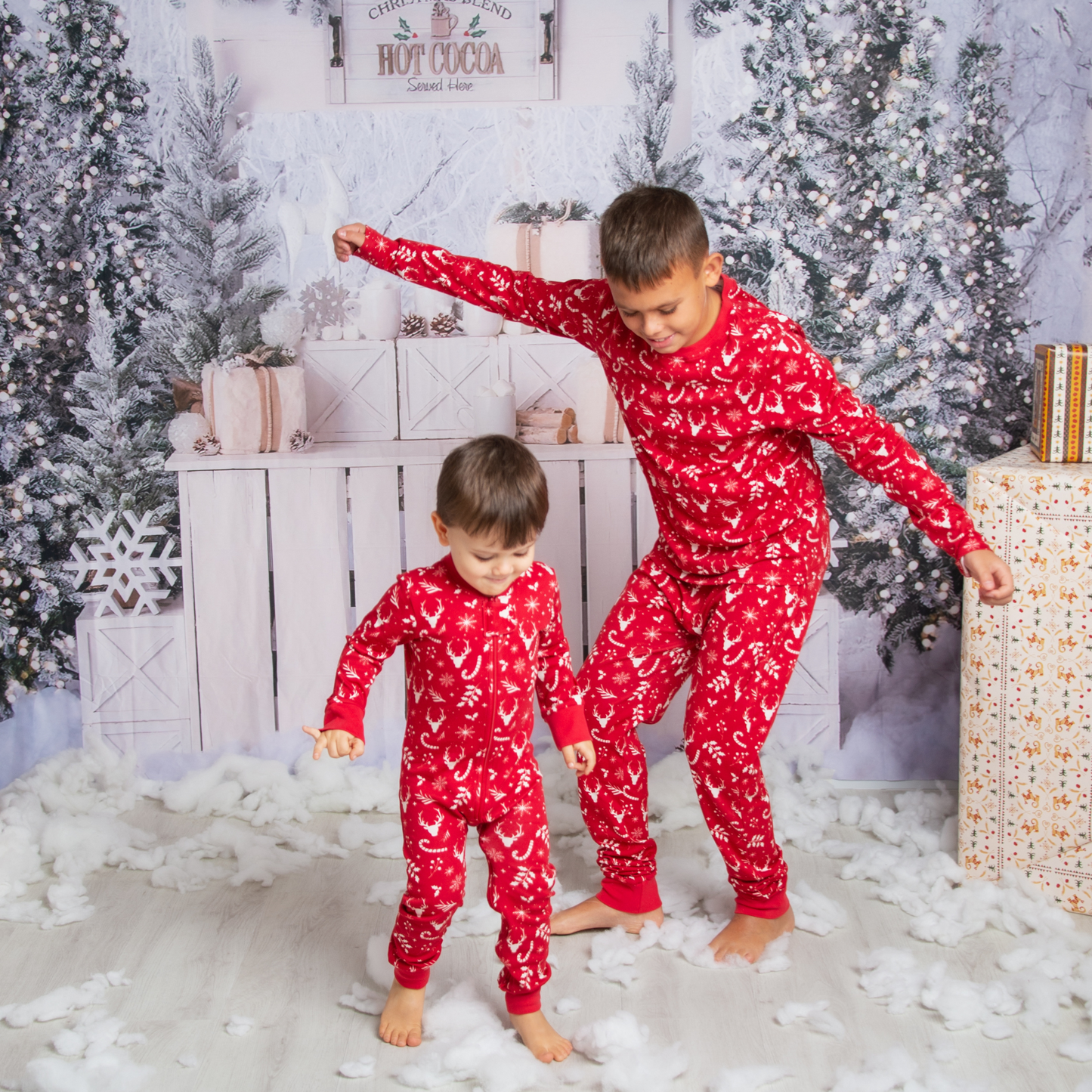 Deerest Dreams Adrenaline Rush Christmas 2-Piece PJs KIDS