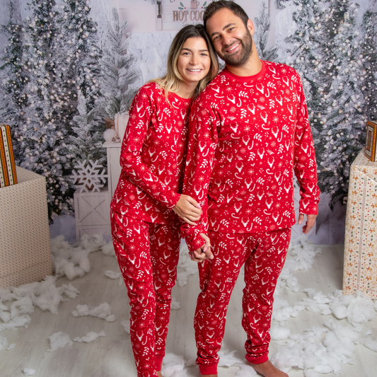 Deerest Dreams Adrenaline Rush Christmas WOMEN 2-Piece PJs