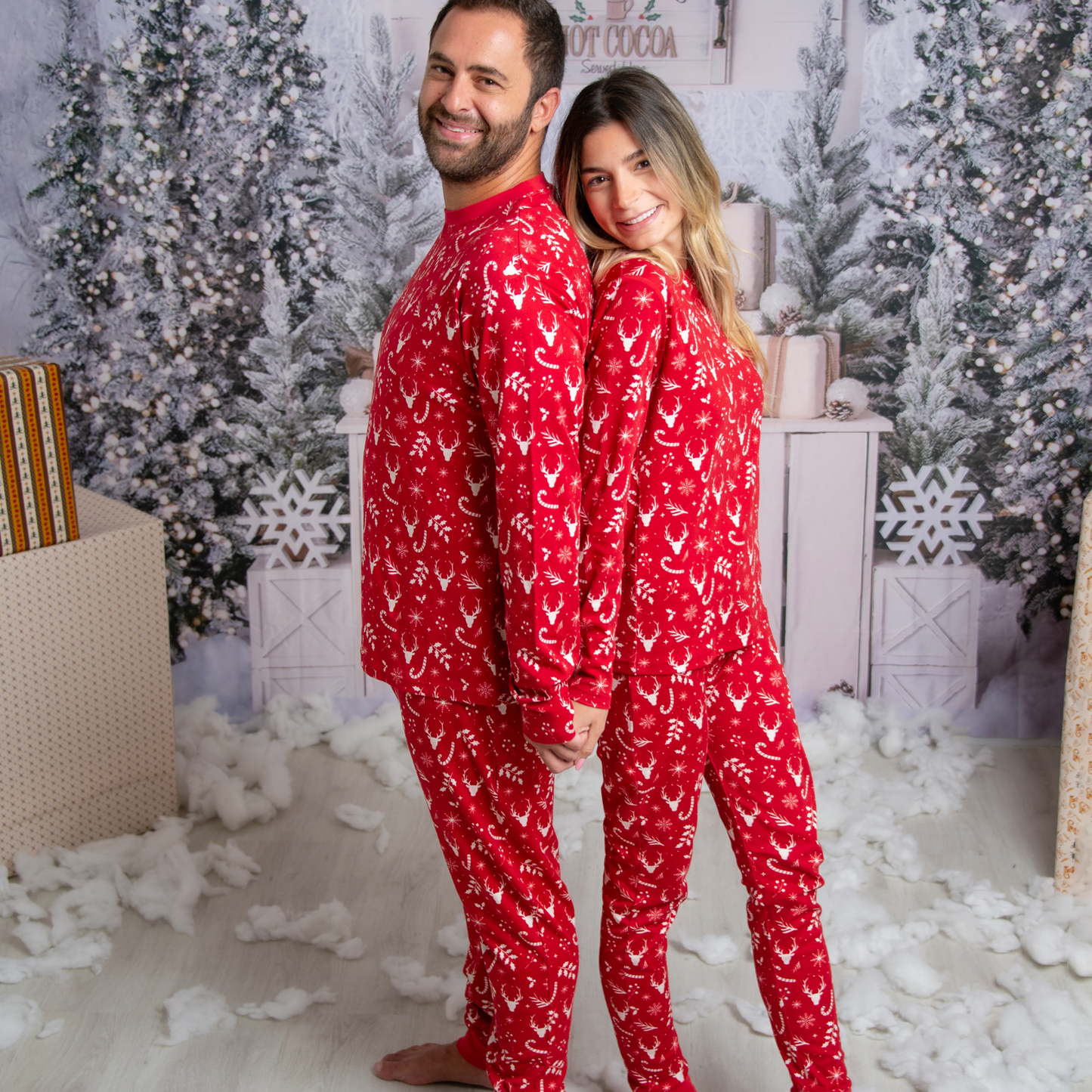 Deerest Dreams Adrenaline Rush Christmas MEN 2-Piece PJs